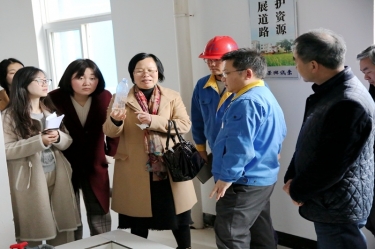 2019年3月8日，時任浙江省水利廳水資源管理處副調(diào)研員沈仁英蒞臨景興調(diào)研指導